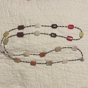 Multicolor Stone Beaded Necklace